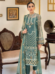 AIK Atelier Reveuse Organza & Tulle Embroidered 3 Piece Suit AIK-05 - FaisalFabrics.pk