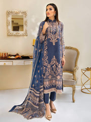 AIK Atelier Reveuse Organza & Tulle Embroidered 3 Piece Suit AIK-08 - FaisalFabrics.pk