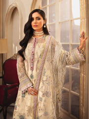 Aik Atelier Casablanca Organza and Tulle Unstitched 3Pc Suit Look-01 - FaisalFabrics.pk
