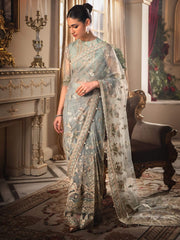 Aik Atelier Casablanca Organza and Tulle Unstitched Saree Look-05 - FaisalFabrics.pk