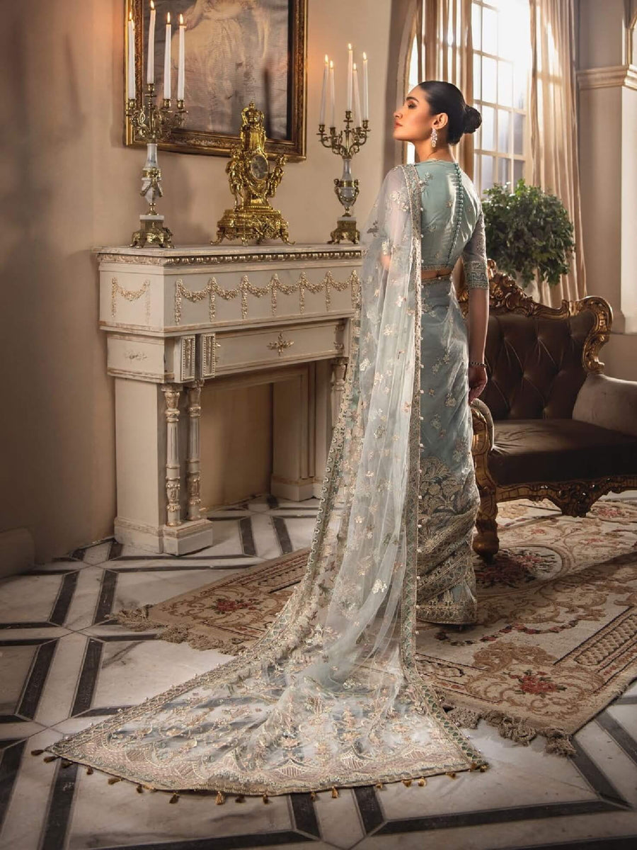 Aik Atelier Casablanca Organza and Tulle Unstitched Saree Look-05 - FaisalFabrics.pk