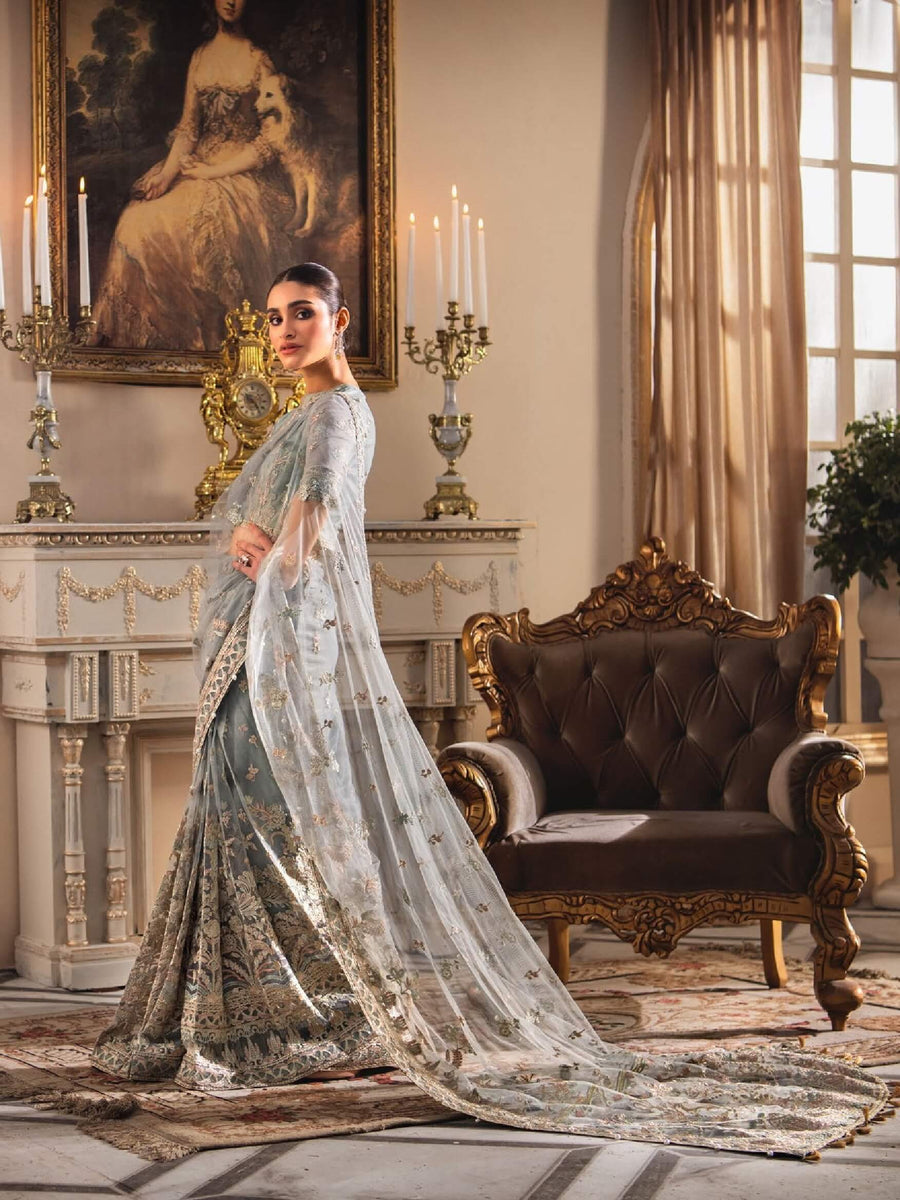 Aik Atelier Casablanca Organza and Tulle Unstitched Saree Look-05 - FaisalFabrics.pk