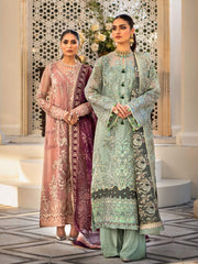 Aik Atelier Casablanca Organza and Tulle Unstitched 3Pc Suit Look-07 - FaisalFabrics.pk