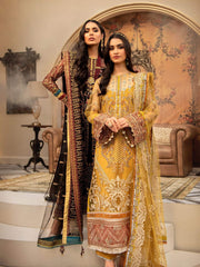 Aik Atelier Casablanca Organza and Tulle Unstitched 3Pc Suit Look-08 - FaisalFabrics.pk