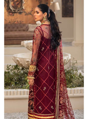 Aik Atelier Casablanca Organza and Tulle Unstitched 3Pc Suit Look-10 - FaisalFabrics.pk