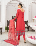 HemStitch Virsa Festive Unstitched Embroidered Lawn 3Pc Suit - AIMAL