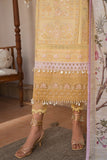 Neeshay Symphony Embroidered Luxury Lawn Unstitched 3Pc Suit - Sublime