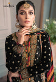 The Ayeza Edit by Asim Jofa Makhmal Royal Velvet 3Pc Suit AJAM-02