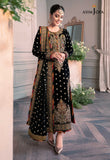 The Ayeza Edit by Asim Jofa Makhmal Royal Velvet 3Pc Suit AJAM-02