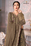 The Ayeza Edit by Asim Jofa Makhmal Royal Velvet 3Pc Suit AJAM-03