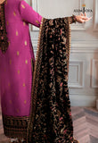 The Ayeza Edit by Asim Jofa Makhmal Royal Raw Silk 3Pc Suit AJAM-04