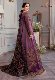 The Ayeza Edit by Asim Jofa Makhmal Royal Dull Silk 3Pc Suit AJAM-06