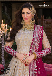 Asim Jofa Baad-e-Naubahar Unstitched Formal Net 3Pc Suit AJBN-05