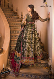 Asim Jofa Baad-e-Naubahar Unstitched Formal Net 3Pc Suit AJBN-10