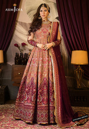 Asim Jofa Baad-e-Naubahar Unstitched Formal Net 3Pc Suit AJBN-12