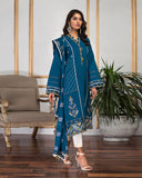 Anaya by Kiran Chaudhry Ethnicity 3Pc Lawn Jacquard AJC22-03 AZURIA