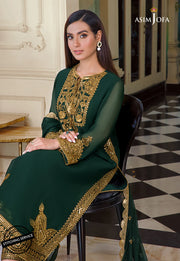 The Iqra & Minal Edit by Asim Jofa Embroidered 3Pc Suit AJIM-03