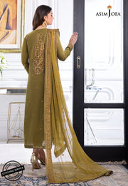 The Iqra & Minal Edit by Asim Jofa Embroidered 3Pc Suit AJIM-08