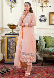 The Iqra & Minal Edit by Asim Jofa Embroidered 3Pc Suit AJIM-09