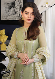 The Iqra & Minal Edit by Asim Jofa Embroidered 3Pc Suit AJIM-10