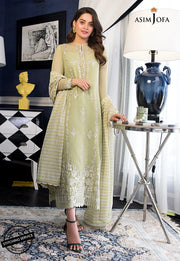 The Iqra & Minal Edit by Asim Jofa Embroidered 3Pc Suit AJIM-10