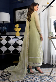 The Iqra & Minal Edit by Asim Jofa Embroidered 3Pc Suit AJIM-10