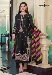 The Iqra & Minal Edit by Asim Jofa Embroidered 3Pc Suit AJIM-11