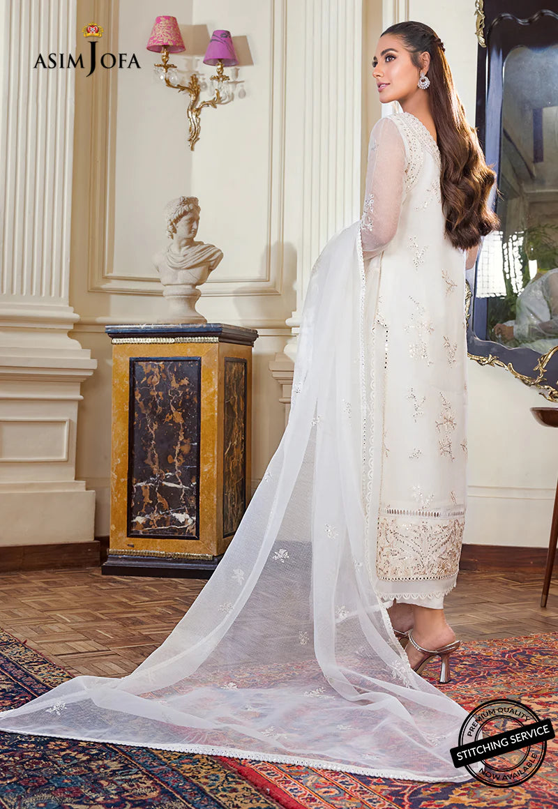 The Iqra & Minal Edit by Asim Jofa Embroidered 3Pc Suit AJIM-13