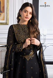 The Iqra & Minal Edit by Asim Jofa Embroidered 3Pc Suit AJIM-14