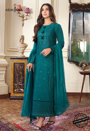 The Iqra & Minal Edit by Asim Jofa Embroidered 3Pc Suit AJIM-15
