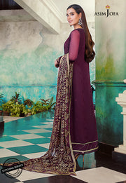 The Iqra & Minal Edit by Asim Jofa Embroidered 3Pc Suit AJIM-19