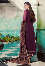 The Iqra & Minal Edit by Asim Jofa Embroidered 3Pc Suit AJIM-19