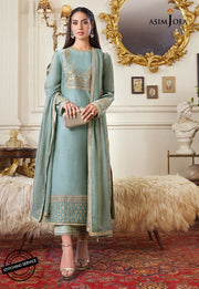 The Iqra & Minal Edit by Asim Jofa Embroidered 3Pc Suit AJIM-21