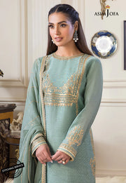 The Iqra & Minal Edit by Asim Jofa Embroidered 3Pc Suit AJIM-21