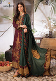 The Syra Edit Unstitched Embrodered Cotton Slub 3Pc Suit AJK-04