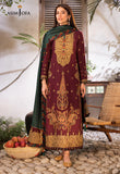 The Syra Edit Unstitched Embrodered Cotton Slub 3Pc Suit AJK-04