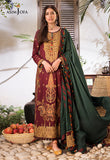 The Syra Edit Unstitched Embrodered Cotton Slub 3Pc Suit AJK-04