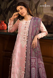 The Syra Edit Unstitched Embrodered Cotton Slub 3Pc Suit AJK-05