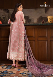 The Syra Edit Unstitched Embrodered Cotton Slub 3Pc Suit AJK-05