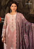 The Syra Edit Unstitched Embrodered Cotton Slub 3Pc Suit AJK-05