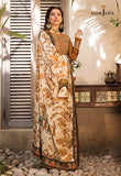 The Syra Edit Unstitched Embrodered Cotton Slub 3Pc Suit AJK-07