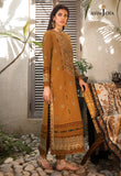 The Syra Edit Unstitched Embrodered Cotton Slub 3Pc Suit AJK-07