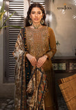 The Syra Edit Unstitched Embrodered Cotton Slub 3Pc Suit AJK-07