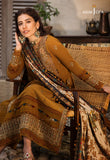 The Syra Edit Unstitched Embrodered Cotton Slub 3Pc Suit AJK-07