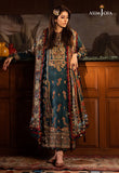 The Syra Edit Unstitched Embrodered Cotton Slub 3Pc Suit AJK-10