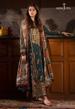 The Syra Edit Unstitched Embrodered Cotton Slub 3Pc Suit AJK-10