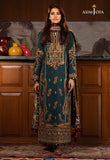 The Syra Edit Unstitched Embrodered Cotton Slub 3Pc Suit AJK-10