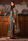 The Syra Edit Unstitched Embrodered Cotton Slub 3Pc Suit AJK-10