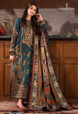 The Syra Edit Unstitched Embrodered Cotton Slub 3Pc Suit AJK-10