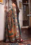 The Syra Edit Unstitched Embrodered Cotton Slub 3Pc Suit AJK-10